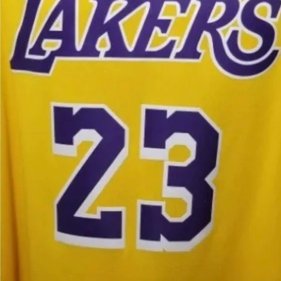 NIKE LEBRON JAMES LA
LAKERS SWINGMAN HOME JERSEY SZ XL 52 PURPLE - Picture 1 of 5